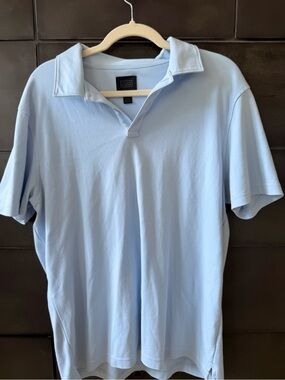 14th & Union Light Blue Men's Polo - Short Sleeve